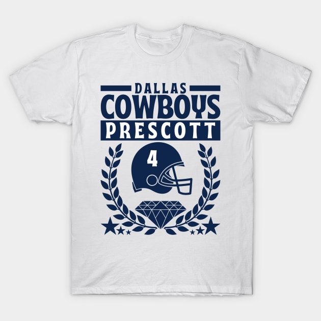 Dallas Cowboys Prescott 4 Edition 2 T-Shirt by Astronaut.co